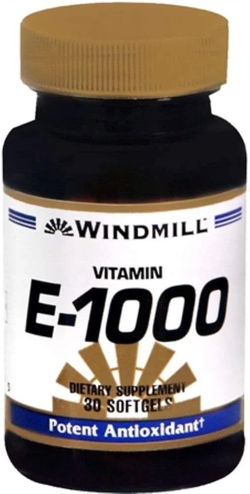 Vitamin E SFGL 1000 IU SYN 30