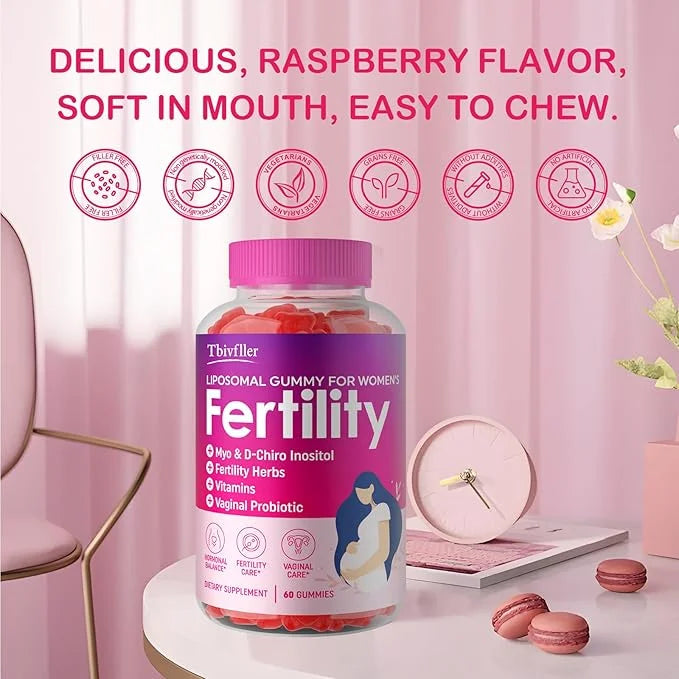 Fertility Supplements for Women, Prenatal Vitamins with Myo-Inositol & D-Chiro Inositol, Folate, Herbs, for Hormonal Balan...