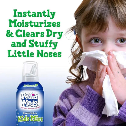 Sterile Saline Kids Nasal Spray, Ultra 4.5 Oz (2 Pack),