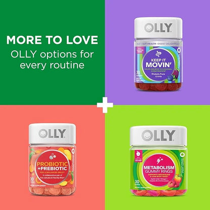 OLLY Fiber Gummy Rings, 5g Prebiotic 50ct