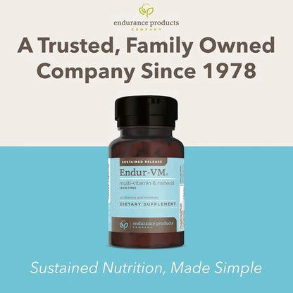 ENDUR-VM - WITHOUT IRON – Sustained-Release B12 - 60 Tablets