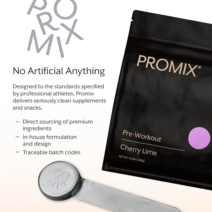 Promix Pre-Workout Powder, Cherry Lime B12, Caffeine,