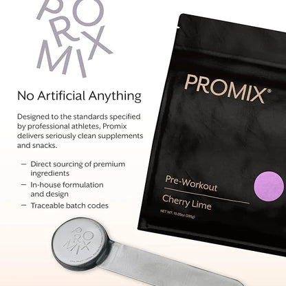 Promix Pre-Workout Powder, Cherry Lime B12, Caffeine,