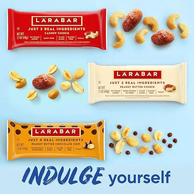 Larabar Variety Pack, Gluten Free Vegan 18 Bars, 1 lb 14 oz
