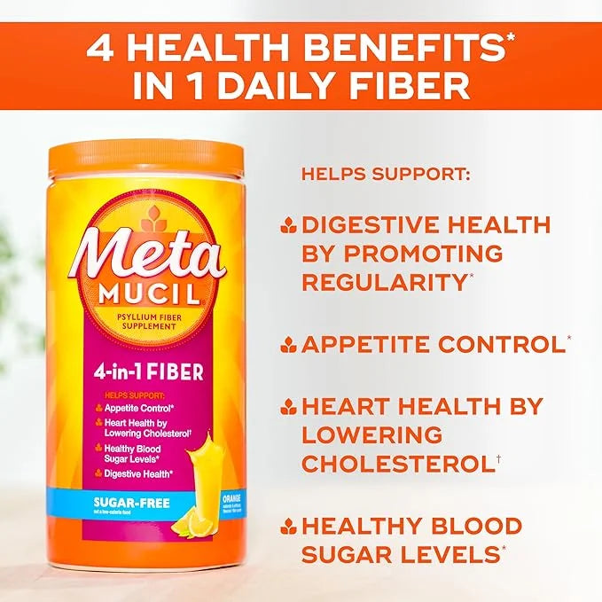 Metamucil 4 in 1 Daily Fiber 180 teaspoons