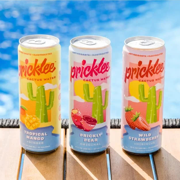 Cactus Water Variety 12 Pack - Made From Prickly Pear - Added Natural Antioxidants & Electrolytes For Hydration, Immunity,...
