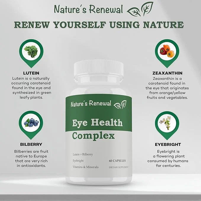 Nature's Renewal Eye Health Complex Supplement 60 Capsules