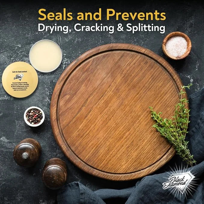 Wood Cutting Board Oil, Wax, and Conditioner. Food-Grade Mineral Oil Alternative. Refined Coconut Oil (MCT), Beeswax, and ...