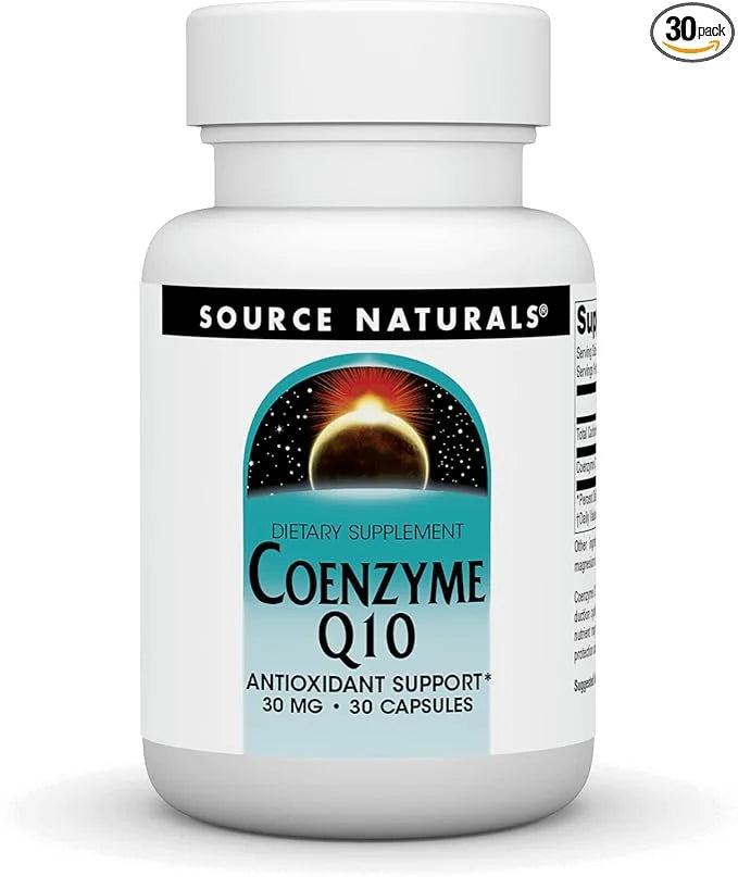 Source Natural Coenzyme Q10 Antioxidant Support 30 mg 30 Capsules