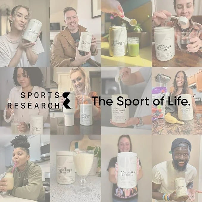 Sports Research Multi Collagen Protein Powder 5 Types 30 Servings
