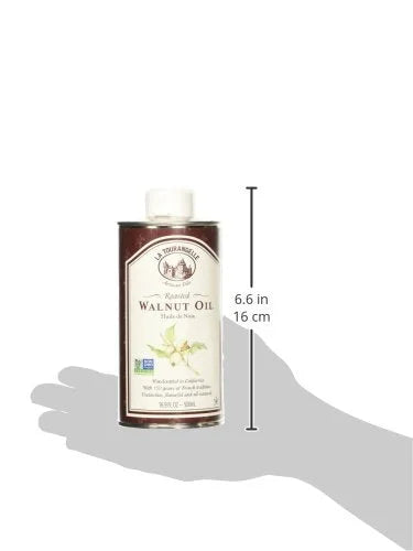 La Tourangelle, Roasted Walnut Oil, Plant-Based Source of Omega-3 Fatty Acid, Cooking, Baking, & Beauty, 16.9 Fl Oz - Prod...