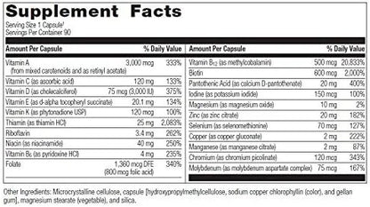 Bariatric Advantage Ultra Solo Without Iron 90 Capsules