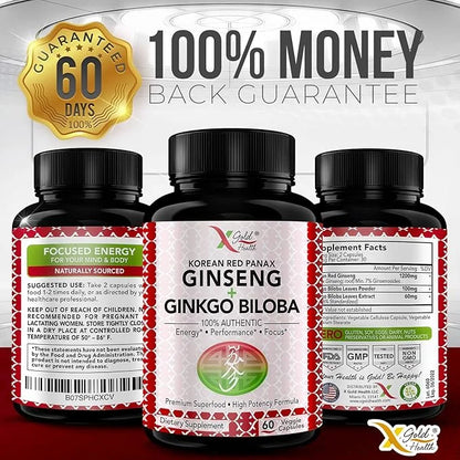 Korean Red Panax Ginseng 1200mg +