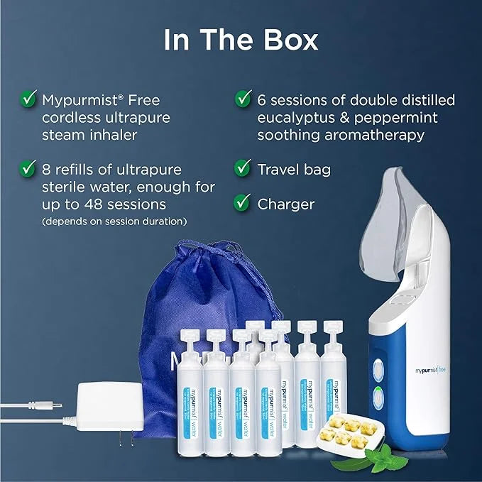 mypurmist Cordless Ultrapure Steam Inhaler