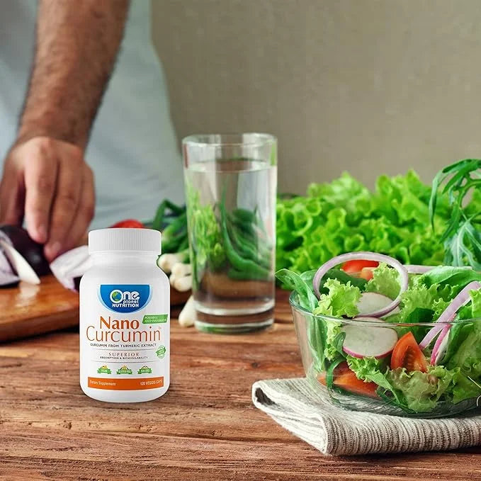 Nano Curcumin 500mg — Turmeric Curcumin 120 Veggie