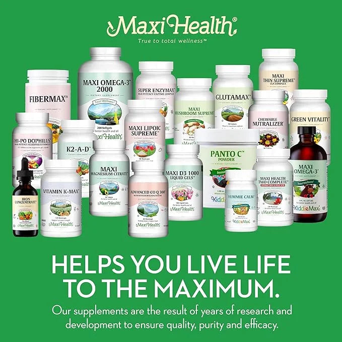 Maxi Health Teen Supreme HIS Vitamins (120) - 12 17 17 -