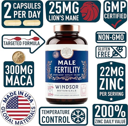 Fertility Supplements for Men Prenatal Vitamins 2-Pack, 240 240 Fertility