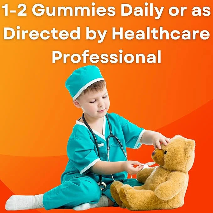 Halal Kids Multivitamin Gummies B6, B12, B12, Biotin, 90 Count