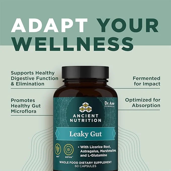 Gut Health Supplement by Ancient Nutrition 60ctFormulated with 60 Ct