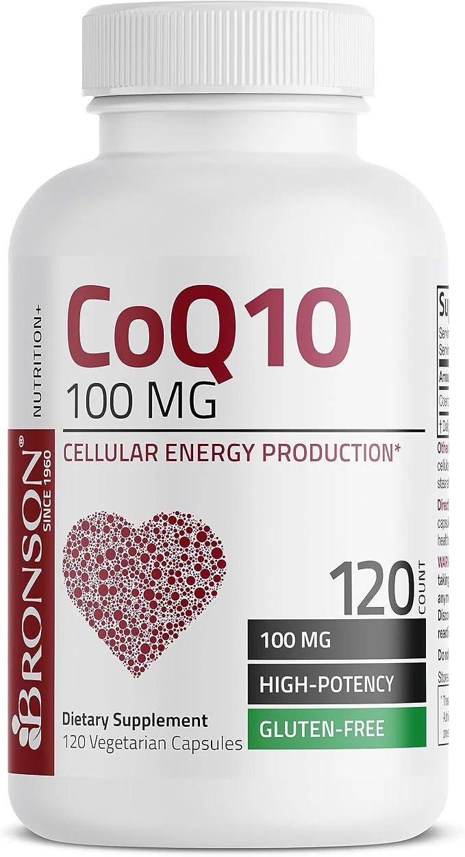 Bronson CoQ10 100 MG High Potency 120 Vegetarian
