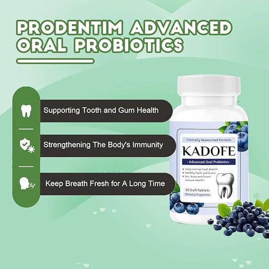 Oral Probiotics for Gums and Teeth Health & Fresh Breath, 35 Billion CFU Advanced Oral Probiotics for Mouth Bad Breath, Co...