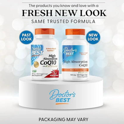 Doctor's Best High Absorption CoQ10 100 mg 360 Veggie 1)
