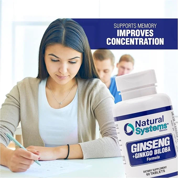 Ginseng Plus Ginkgo Biloba 60 Tabs