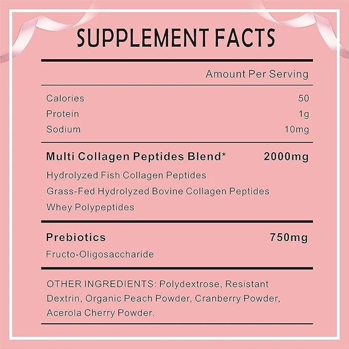 GDME Multi Collagen Peptides Powder 20 Packets