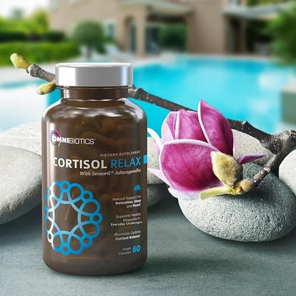 Cortisol Relax Supplement with Ashwagandha, L-Theanine 60 Vegan