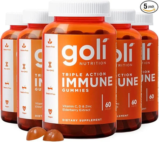 Goli Immune Vitamin Gummy 300 Count 5