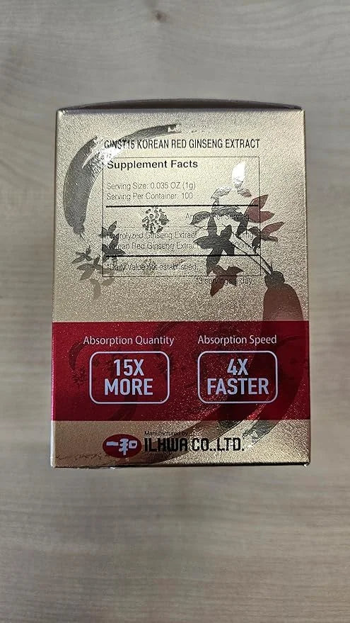 ILHWA Pure Concentrated Red Ginseng Extract (3.53oz, Pack 3)