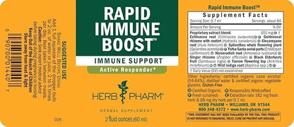 Herb Pharm Rapid Immune Boost Liquid 2 Fl