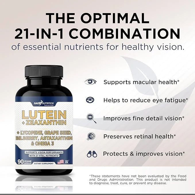 Lutein and Zeaxanthin Supplements 3, Resveratrol,