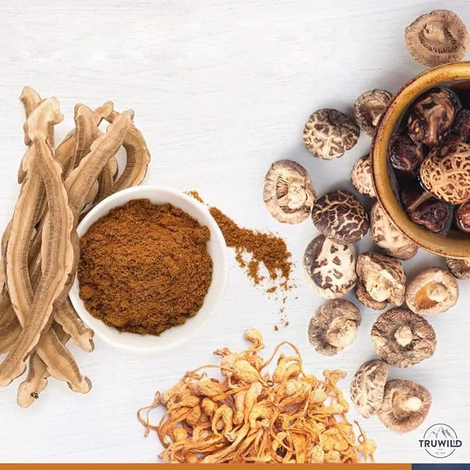 TruWild Adaptogens Vegan Capsule Supplement w/Ashwagandha 40 Servings