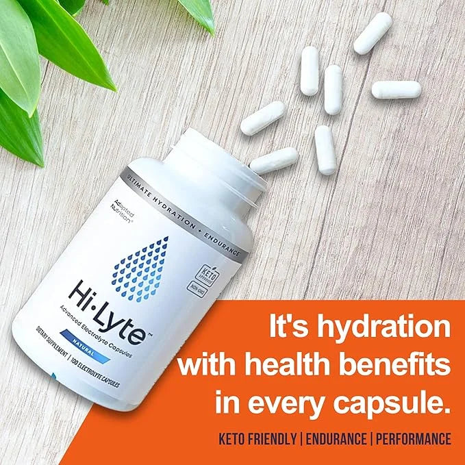 Hi-Lyte Electrolyte Replacement Capsules | Rapid Rehydration Supplement | Vegan & Keto Friendly | Gentle on Stomach | Magn...