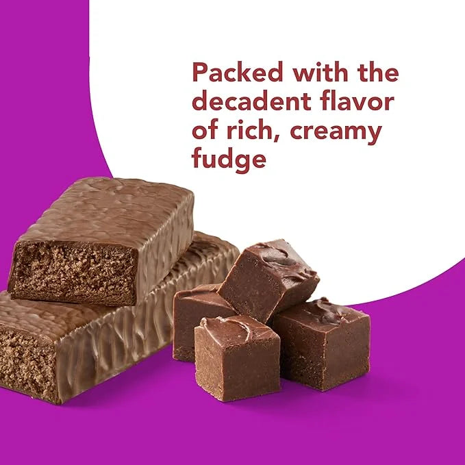 think! Protein Bars, High Protein Snacks, Gluten Free, Kosher Friendly, Chocolate Fudge, Nutrition Bars, 2.1 Oz per Bar, 1...