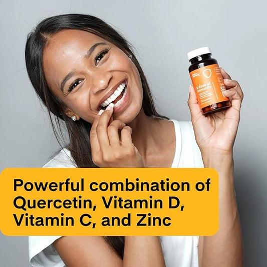 A Dose of Immunity Quercetin 500mg Quercetin 7 in 1 Immune 180 Count