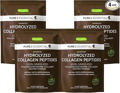 Pure & Essential 100% Grass Fed 1, 2 2 & 3, Non-GMO, 4 x 40 Servings