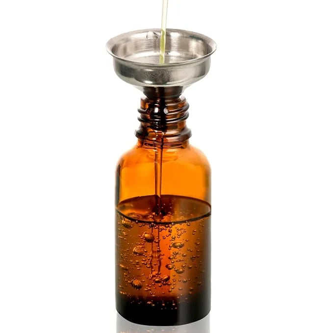4 Pack, 1 oz Amber Glass Dropper Bottles Plus 2pcs Graduated Calibrated Glass Pipettes (1ml)- 30ml Dark Brown Tincture Bot...