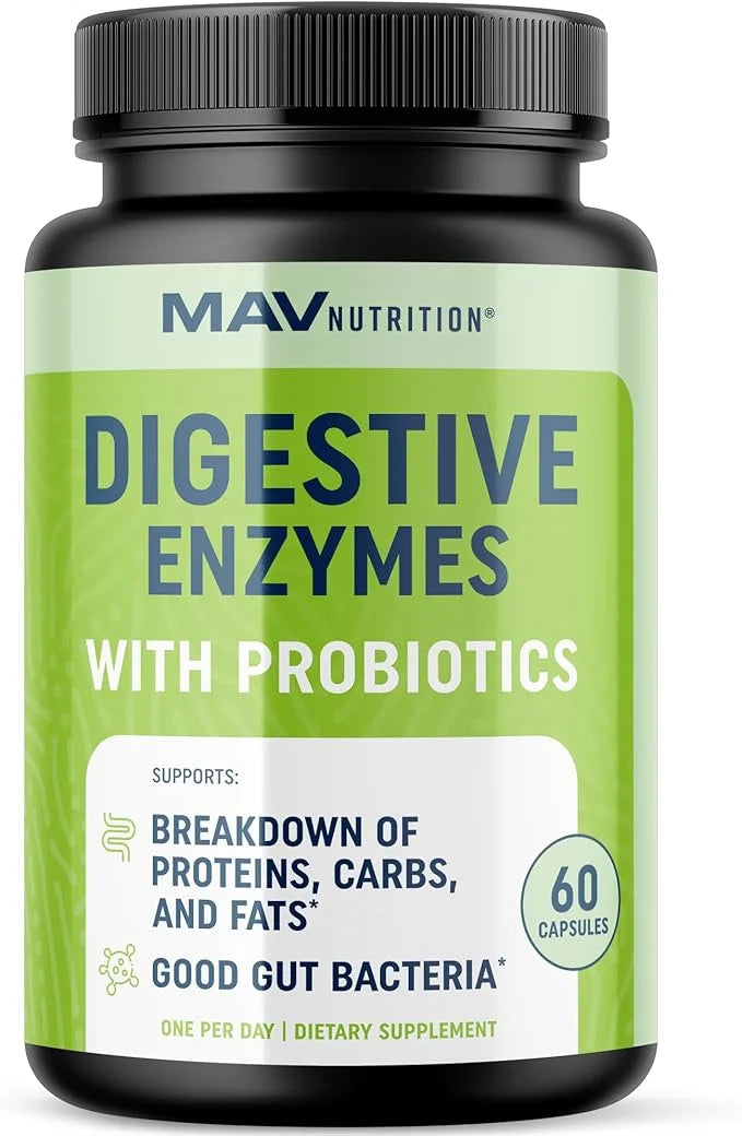 Digestive Enzymes 400MG with Probiotics 60ct