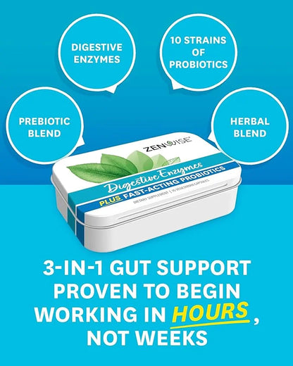 Zenwise Health Digestive Enzymes for Gut Health -15 CT