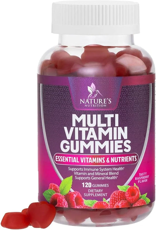 Multivitamin Gummies, Extra Strength Daily Multi B6, B12, B12, Zinc 120 Gummies