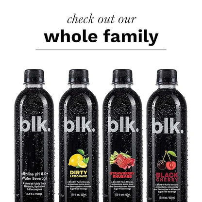 12ct Natural Mineral Alkaline Water 16.9oz and 1ct Concentrated blk. Drops and Bioavailable Fulvic & Humic Acid Over 77 Tr...