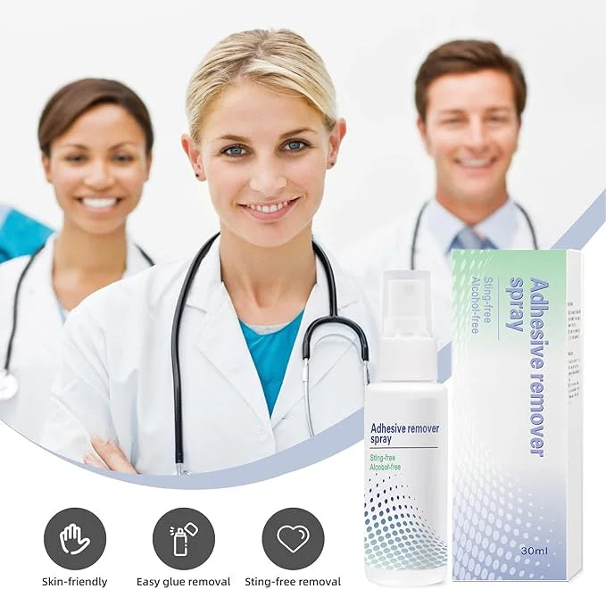 Adhesive Remover Spray-Adhesive Remover for Skin,No Removal,1 oz (4 Pcs)