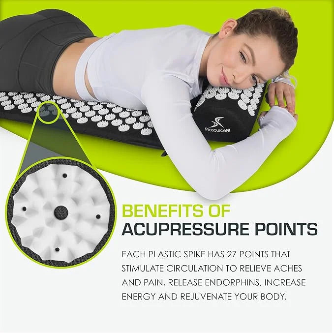 ProsourceFit Acupressure Mat and Pillow Set