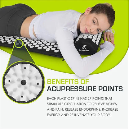 ProsourceFit Acupressure Mat and Pillow Set