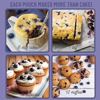 Sweet Logic Keto Baking Mix - Blueberry Muffin - Gluten-Free - Dairy Free - Diabetic-Friendly - High Protein - Allulose - ...