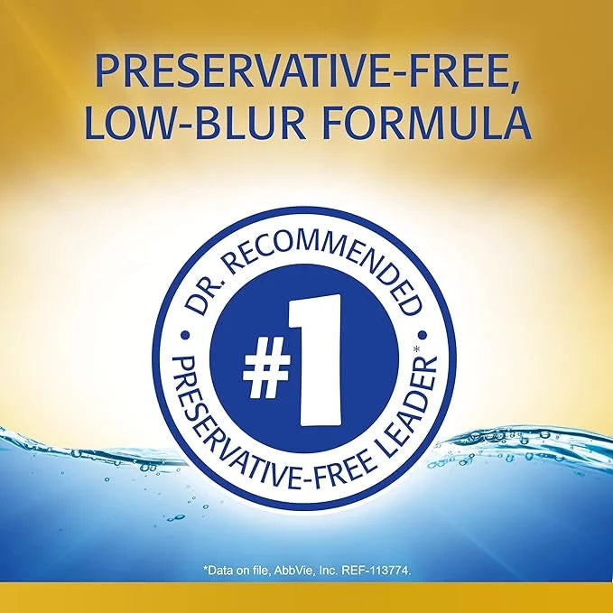 Refresh Optive MEGA-3 Lubricant Eye Drops 0.01 fl (0.4 mL), 60 Single-Use