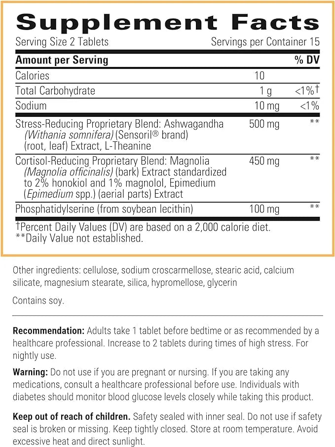 Integrative Therapeutics - Cortisol Manager - Supplement with Ashwagandha and L-Theanine - Supports Relaxation & Calm* - 3...