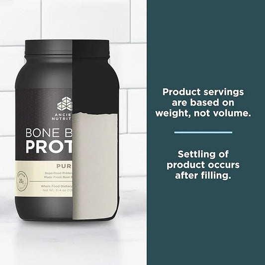 Ancient Nutrition Bone Broth Protein Powder, 20g Protein 40 Servings